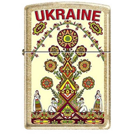 Запальничка Zippo UKRAINE TREE 207GUT