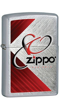 Запальничка Zippo 80th ANNIVERSARY HERRINGBONE SWEEP 28192
