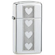 Запальничка Zippo Slim 1610 HEART 28476