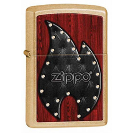 Запальничка Zippo 207G Leather Flame 28832