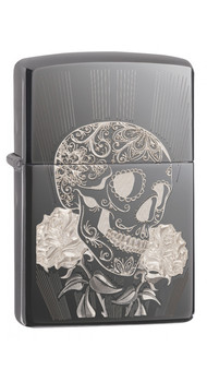 Запальничка ZIPPO 150 Fancy Skull Design 29883