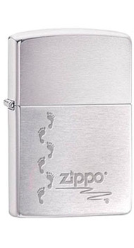 Запальничка Zippo FOOTPRINTS BLACK ICE 324632