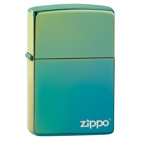Запальничка ZIPPO Reg HP Teal Logo 49191ZL