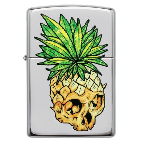 Запальничка Zippo 250 Leaf Skull Pineapple 49241