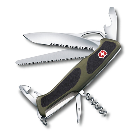 Складной нож Victorinox RANGERGRIP 179 130мм 12 предметов Vx09563.MWC4