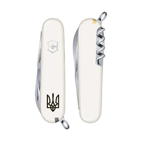 Складной нож Victorinox SPARTAN UKRAINE 91мм 12 предметов белый Vx13603.7R1