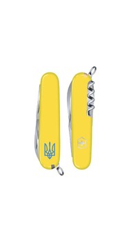 Складний ніж Victorinox SPARTAN UKRAINE 91мм 12 предметів желтый Vx13603.8R1