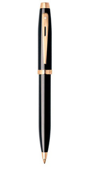 Ручка шариковая Sheaffer Gift Collection 100 Glossy Black GT BP Sh932225