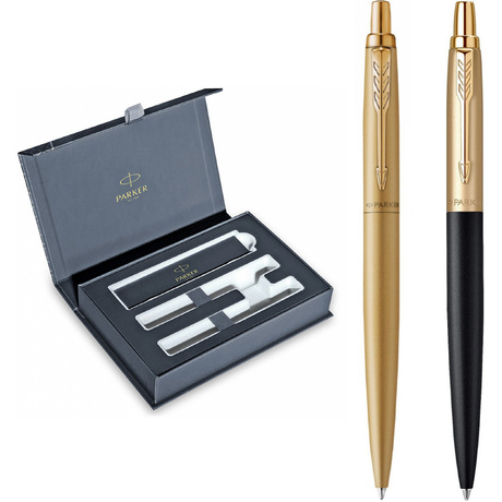 Набір Parker JOTTER XL Monochrome Gold GT BP Matt Black & Gold GT BP (2 кулькові ручки) 13 002b24