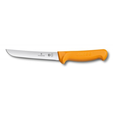 Кухонный нож Victorinox Swibo Boning Wide 16см с желт. ручкой Vx58407.16