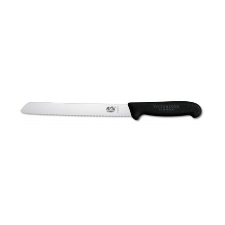Кухонный нож Victorinox Fibrox Bread 21см волн. для хлеба с черн. ручкой Vx52533.21