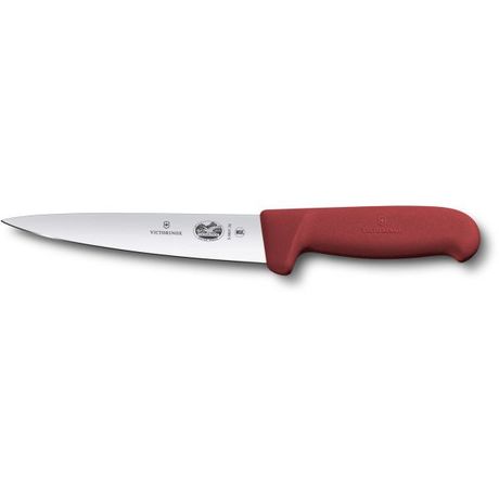 Кухонный нож Fibrox Sticking  16см с крас. Ручкой Vx55601.16