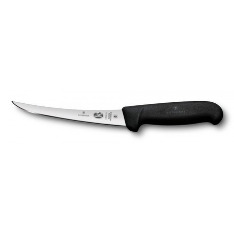 Кухонный нож Victorinox Fibrox Boning Superflex 15см узкое с черн. ручкой Vx56663.15