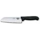 Кухонний ніж Victotinox Fibrox Santoku 17см рифл. с черн. ручкой Vx52523.17