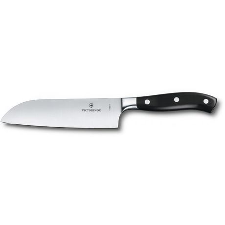 Кухонный нож Victorinox Forged Santoku Grand Maitre 17см с черн. ручкой (GB) Vx77303.17G