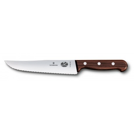 Кухонный нож Victorinox Wood Carving 18см волн. с дерев. ручкой Vx51930.18