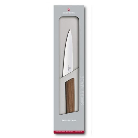 Кухонный нож Victorinox Swiss Modern Kitchen 15см с орех. ручкой (GB) Vx69010.15G