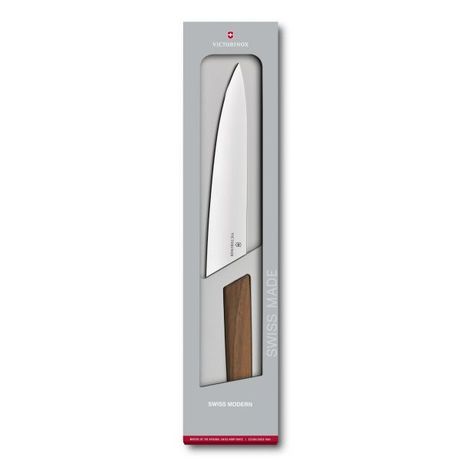 Кухонный нож Victorinox Swiss Modern Carving 22см с орех. ручкой (GB) Vx69010.22G