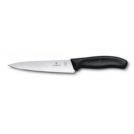 Кухонный нож Victorinox SwissClassic Carving 15см с черн. Ручкой Vx68003.15