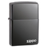 Запальничка Zippo BLACK ICE w/ZIPPO LOGO  Laser 150 ZL