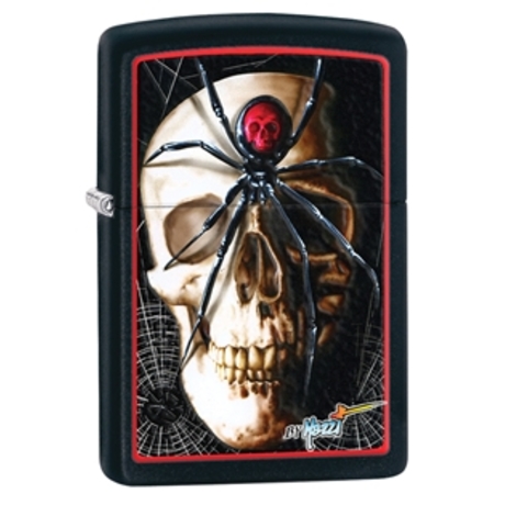 Зажигалка Zippo Mazzi Skull & Spider 28627