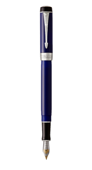 Ручка перьевая Parker Duofold Classic International Blue and Black CT 1947985