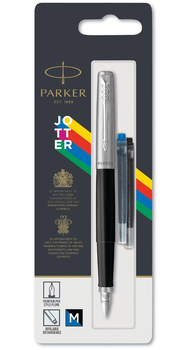 Перова ручка Parker JOTTER 17 Standart Black CT FP M блістер 15 616
