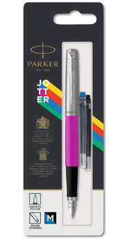 Перова ручка Parker JOTTER 17 Plastic Pink CT FP M блістер 15 516