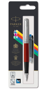 Перова ручка Parker JOTTER 17 Standart Red CT FP M блістер 15 716