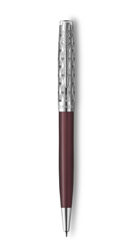 Ручка шариковая Parker SONNET 17 Metal & Red Lacquer CT BP 68 332