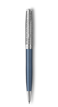 Кулькова ручка Parker SONNET 17 Metal & Blue Lacquer CT BP 68 432