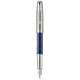 Перова ручка Parker SONNET 17 SE Atlas Blue Silver PT FP F 88 311