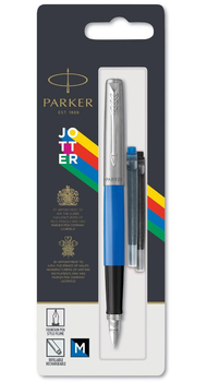 Перова ручка Parker JOTTER 17 Plastic Blue CT FP M блістер 15 116