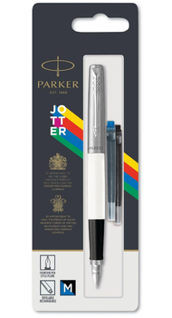 Перова ручка Parker JOTTER 17 Standart White FP M блістер 15 016