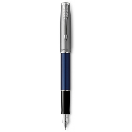Перова ручка Parker SONNET 17 Essentials Metal & Blue Lacquer CT FP F 83 711