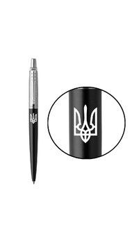 Кулькова ручка Parker JOTTER UKRAINE Bond Street Black CT BP Тризуб 16232_T001w