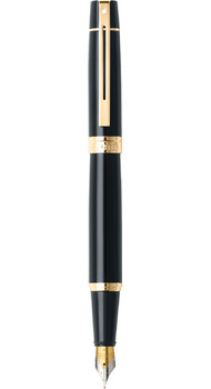 Перова ручка Sheaffer Gift Collection 300 Glossy Black GT FP Sh932504