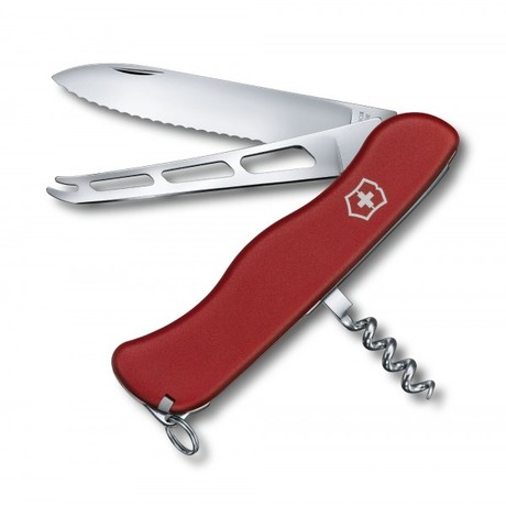 CHEESE KNIFE 111мм 6 предметов красный.нейлон lock2 волн штоп сыр Vx08833.W