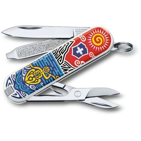 Складной нож Victorinox CLASSIC LE "New Zealand" 58мм 1сл 7функ цветн чехол ножн Vx06223.L1806