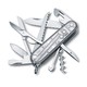 Складний ніж Victorinox HUNTSMAN 91мм 15 предметів Прозрачный серебистый Vx13713.T7