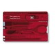 Складний ніж Victorinox SWISSCARD 82х54х4мм 10функ крас.прозр ножн ручка 10 предметів Vx07100.T