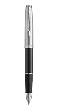 Перова ручка Waterman EMBLEME Black CT FP F 13 500