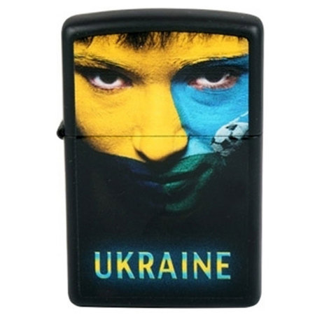 Зажигалка Zippo UKRAINE SOCCER FACE 218US