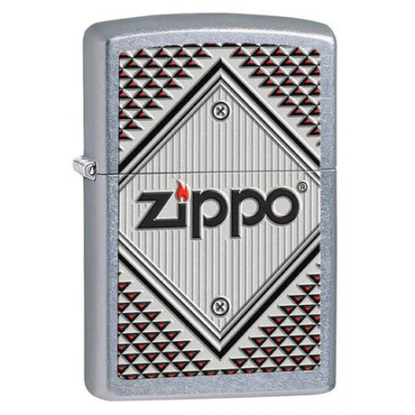 Запальничка Zippo 207 ZIPPO RED AND CHROME 28465