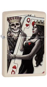 Запальничка Zippo Skull King Queen Beauty 49942