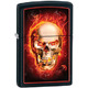 Запальничка Zippo 218 BURNING SKULL 28307